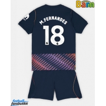 Tottenham Hotspur Mateus Fernandes #18 Bortedraktsett Barn 2026-27 Kortermet (+ Korte bukser)